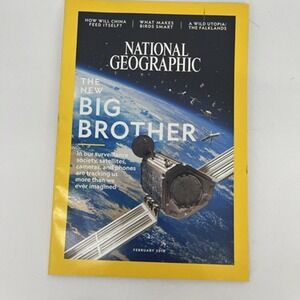 National Geographic: The New Big Brother Surveillance February 2018 Magazine